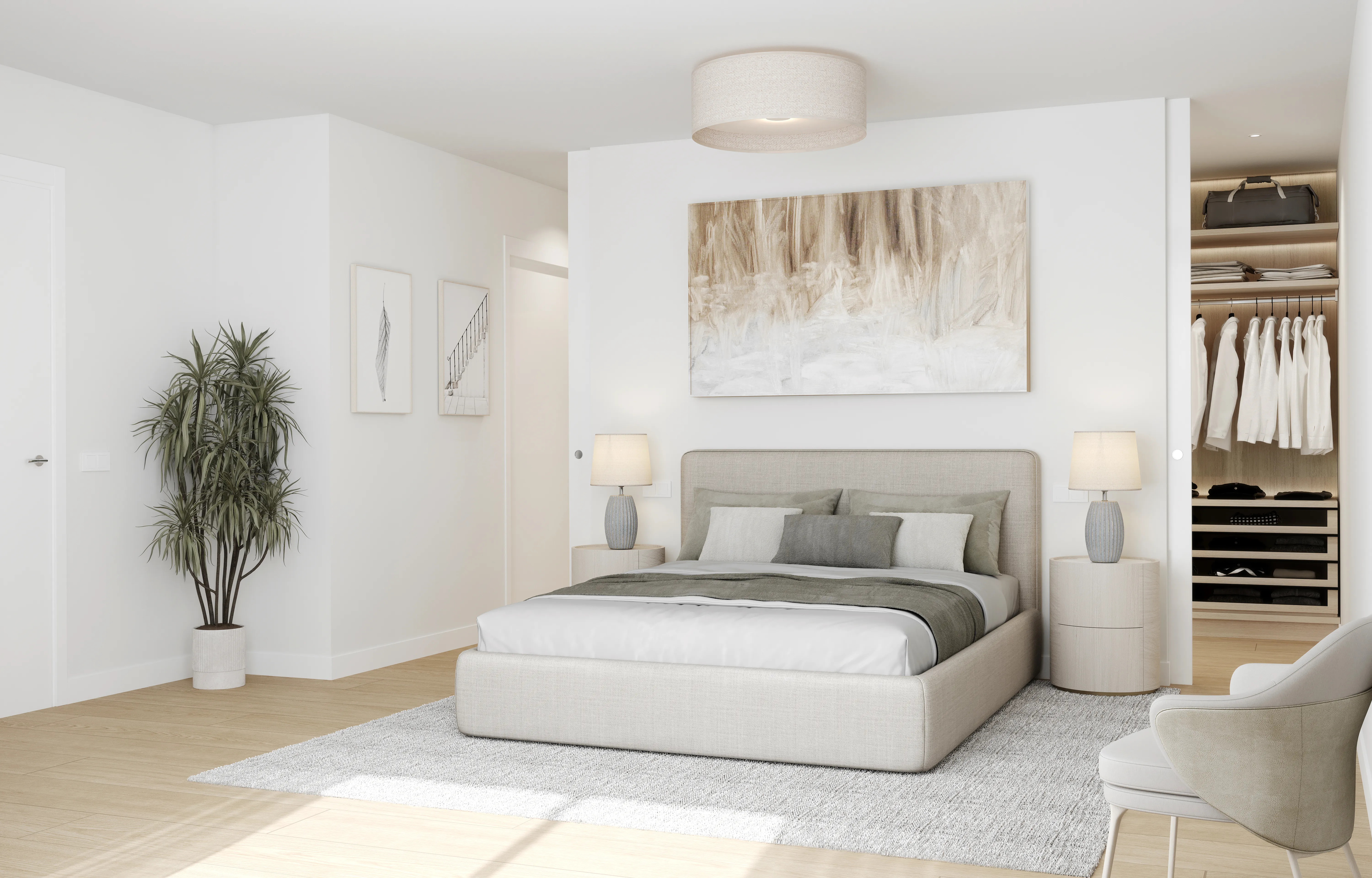 Dormitorio principal con vistas