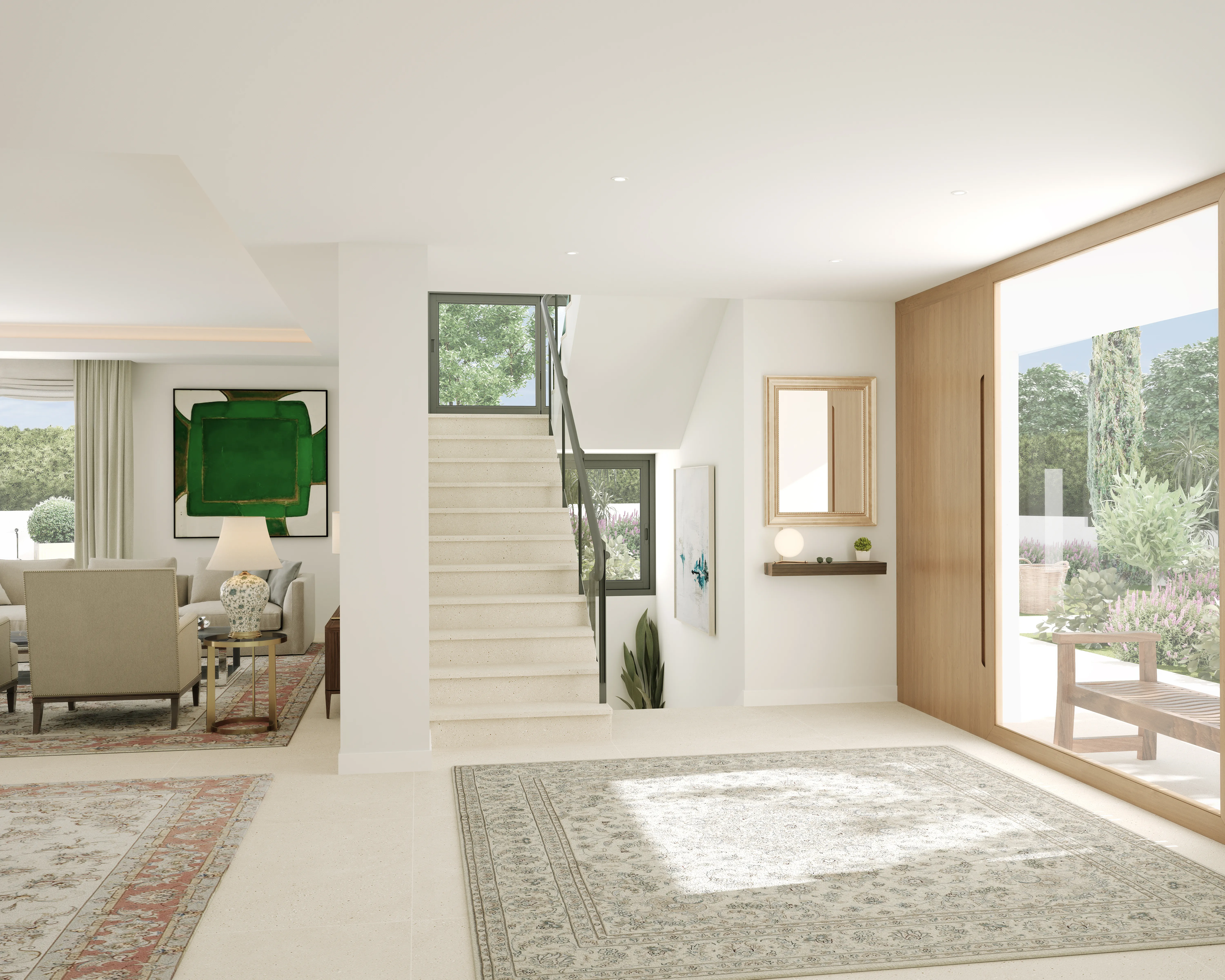 Entrada principal del chalet