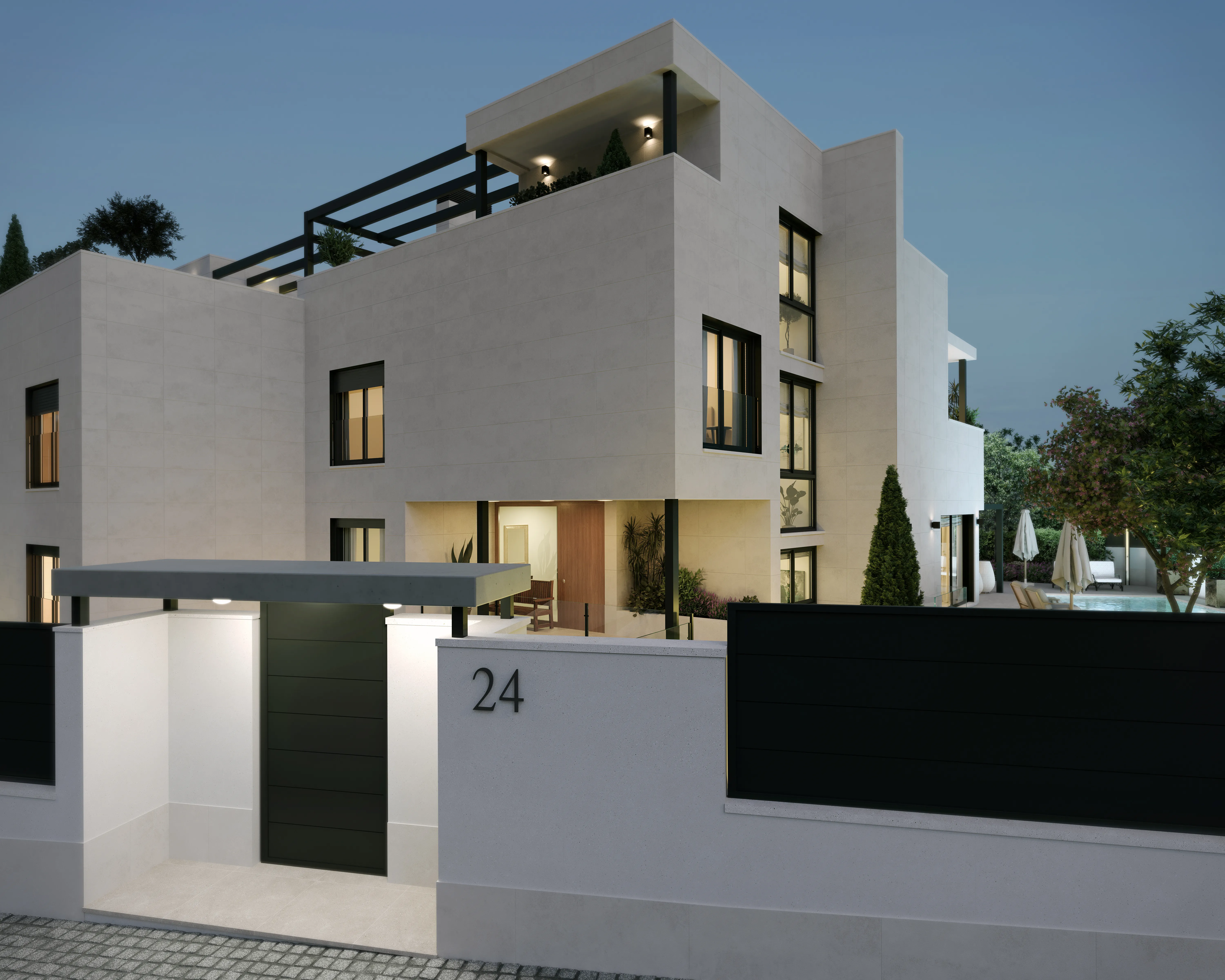 Acceso principal desde la calle